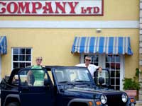 Rum Cake Factory Grand Cayman Jeep tour on the way to Rum point